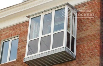 Французское остекление балкона (Сталинка)