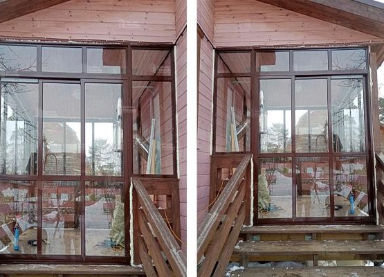 Алюминиевое остекление веранды Алюминиевое остекление веранды