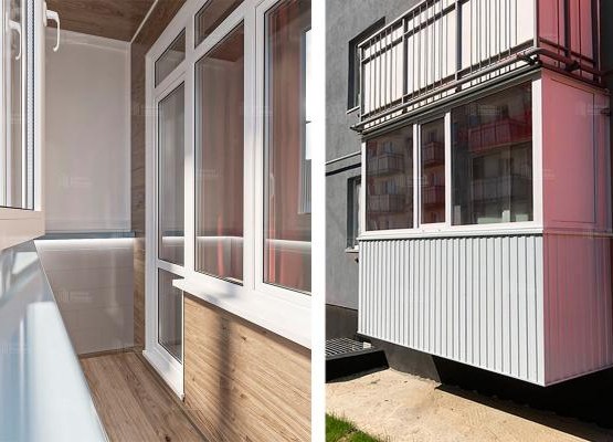 Кейс: ремонт балкона «Ламинат + ПВХ» — цены, фото до и после, тепло без лишних трат