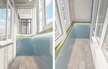 Пример практичного ремонта балкона