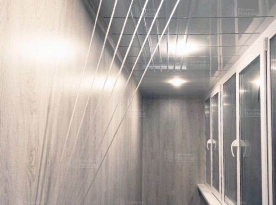 Внутренняя отделка балкона под ключ. Фото № 12