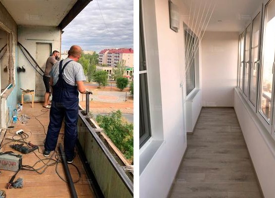 Балкон под ключ за 5 дней: от холодного склада до теплой комнаты