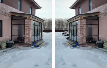 Теплое остекление веранды