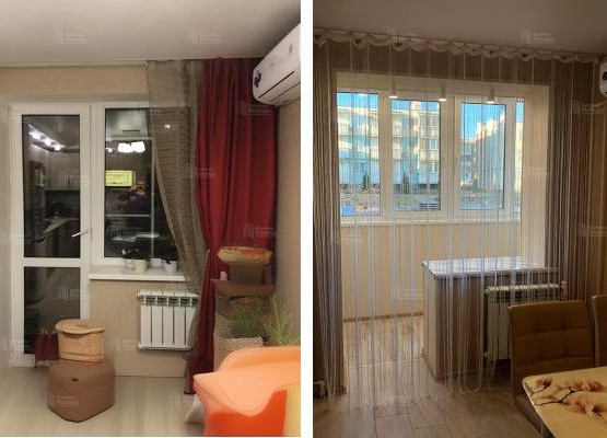 Утепление балкона с объединением: отделка, теплый пол, свет, откосы в тон