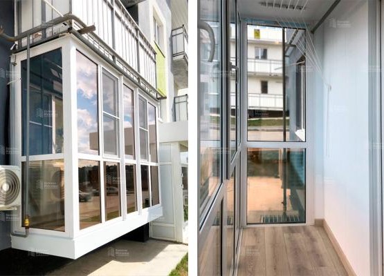 Кейс: Панорамное остекление балкона «под ключ» с зеркальной тонировкой