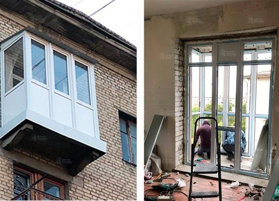 Цены на ремонт балконов в Сталинском доме: наш кейс с французским остеклением и демонтажом балконного блока