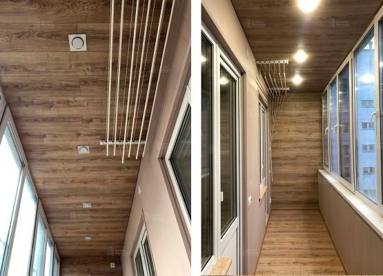 Кейс нашей работы: лоджия 8 кв.м под ключ — остекление, теплые полы + отделка ламинатом и ПВХ-панелями