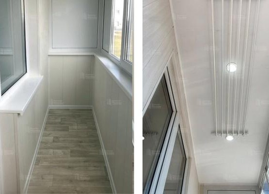 Кейс по утеплению балкона на первом этаже: МФ стеклопакеты, сэндвич-панели и комплексная отделка