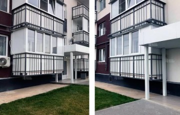 Расчет недорогого остекления балкона