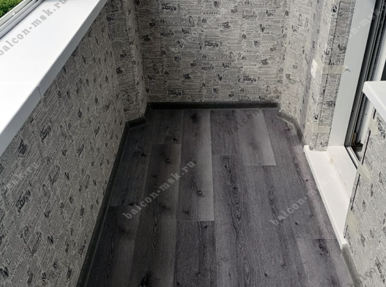 Внутренняя отделка балкона под ключ. Фото № 4