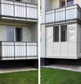 Примеры работ компании Балконы Москвы