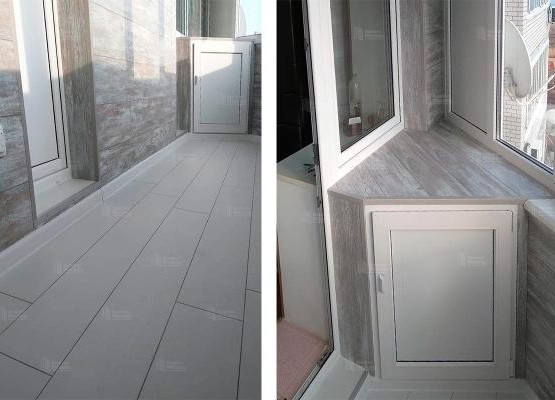 Комплексное утепление балкона под ключ с отделкой ламинатом