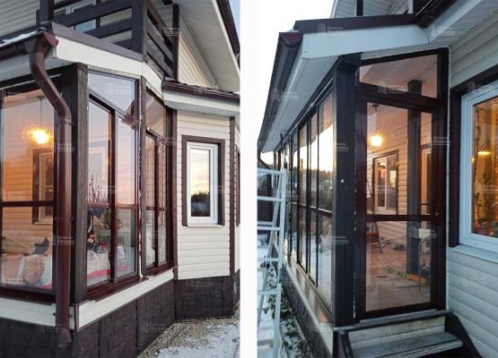 Остекление веранды под ключ