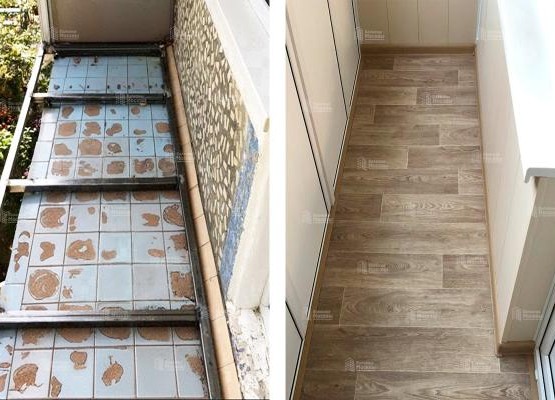 Кейс: ремонт Г-образного балкона с выносом по плите