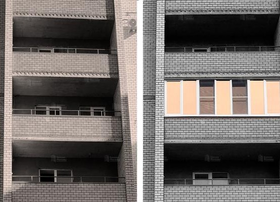 Кейс: Лоджия 8 кв.м под ключ: остекление, теплые полы + отделка ламинатом и ПВХ панелями 