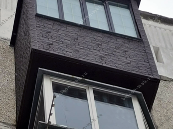 Наружная отделка балкона и лоджии в Москве: красиво, надёжно, по делу. Фото № 7