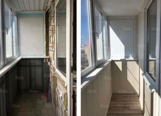 Кейс: как мы сделали отделку балкона с окнами КБЕ и теплым полом
