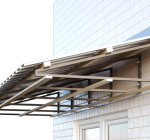 Сборный каркас из металлических ферм