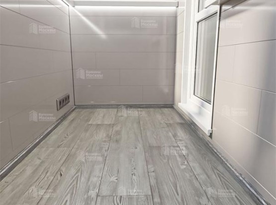 Утепление балкона с внутренней отделкой панелями