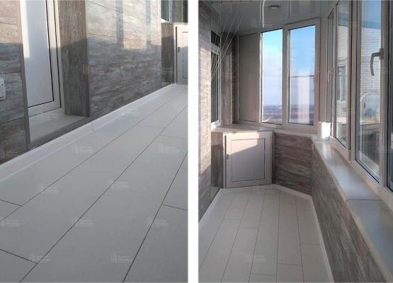 Комплексное утепление балкона под ключ с отделкой ламинатом