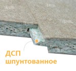 Черновой пол из ДСП