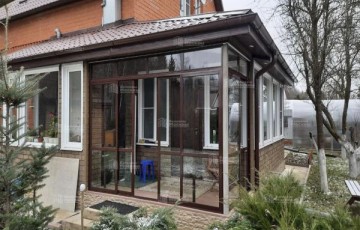 Панорамное остекление веранды