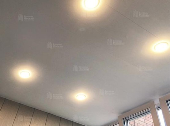 Расчет утепления и отделки потолка на лоджии