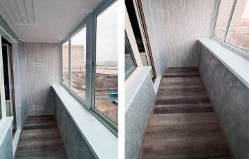 Балкон-эконом: холодное остекление и отделка за 1 день