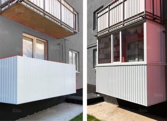 Практичный минимализм: превратили холодный балкон в теплую комнату