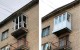 Ремонт балкона в сталинском доме: наш кейс французского остекления с крышей из профнастила и цоколем из сэндвич-панелей