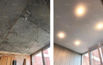 Расчет утепления и отделки потолка на лоджии