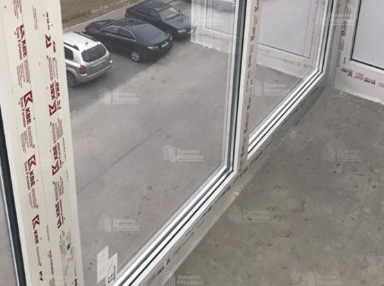 Французское остекление с тонировкой нижнего яруса