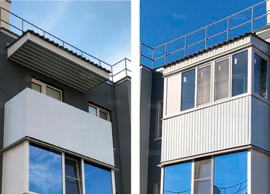 Балкон под ключ: пример с детальным разбором стоимости на остекление и отделку