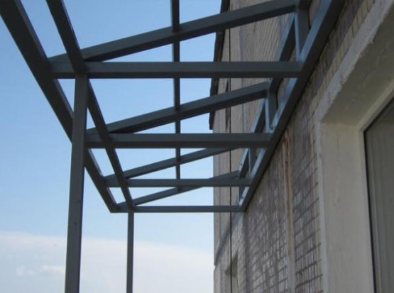 Расчет установки крыши на открытый балкон