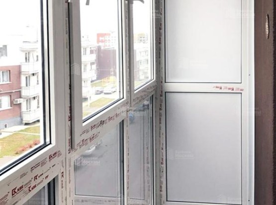 Французское остекление с тонировкой нижнего яруса