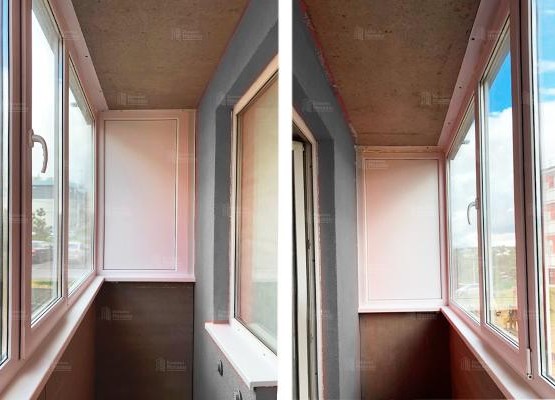 Практичный минимализм: превратили холодный балкон в теплую комнату