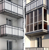 Примеры работ компании Балконы Москвы