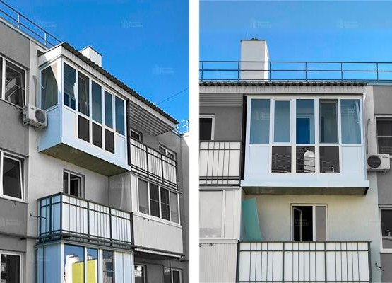 Французский балкон-панорама с приватной тонировкой