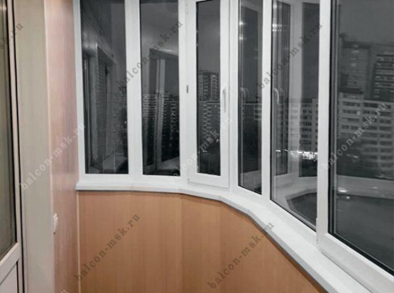 Утепление балкона. Цена с отделкой