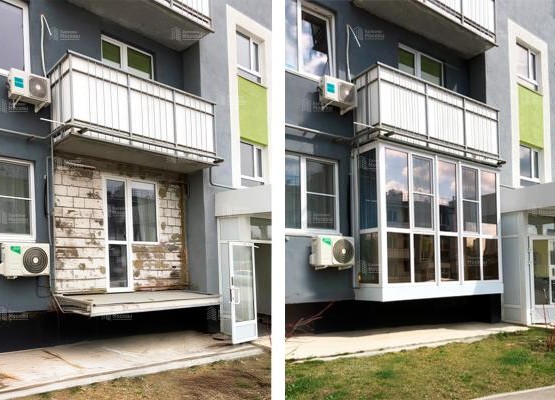 Кейс: Панорамное остекление балкона «под ключ» с зеркальной тонировкой