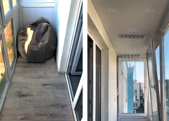 Французский балкон-панорама с приватной тонировкой