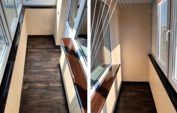 Балкон с характером: лаконичная отделка и максимальная практичность