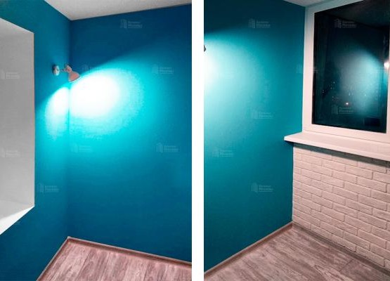 Утепление лоджии с отделкой декоративными кирпичиками