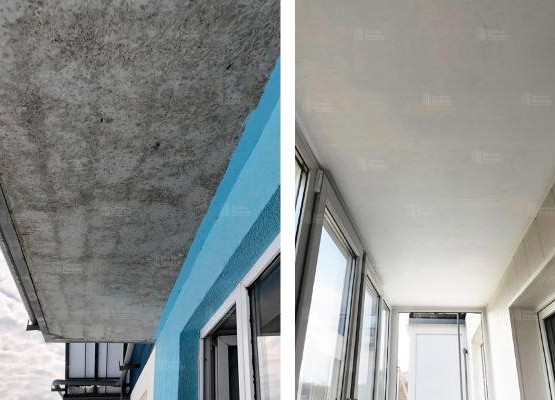 Остекление балкона на первом этаже, МФ стеклопакеты и комплексная отделка