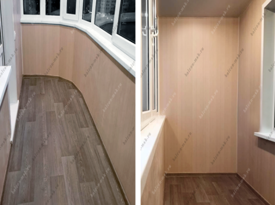 Утепление балкона. Цена с отделкой