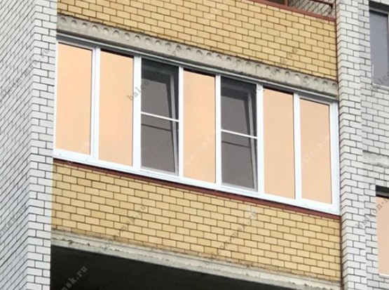 Расчет остекления лоджии с отделкой ламинатом