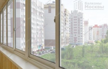 Полутеплое остекление лоджии 6 метров