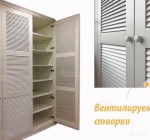 Установка шкафа с системой проветривания