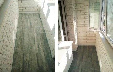 Готовый Лофт-балкон под ключ с чистовой отделкой