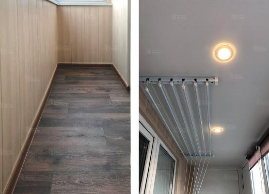 Теплое остекление балконов: кейс с профилем 60 мм и отделкой под ключ